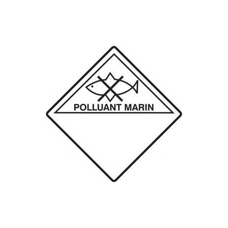 Accuform TDG PLACARD  MARINE POLLUTANT TCP977VP1 TCP977VP1